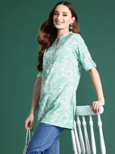 Sangria Paisley Printed Pure Cotton Kurti