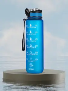 Solara Motivational Sipper Water Bottle, Blue Boss - 1Liter