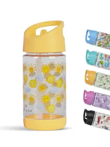 Solara Kids Pattern Water Bottle, Sunny - 400 ML