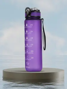 Solara Motivational Sipper Water Bottle, Purple Love-1Liter