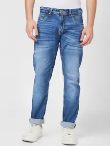 SPYKAR Men Low-Rise Heavy Fade Low Distress Cotton Jeans
