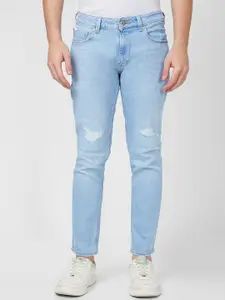 SPYKAR Men Slim Fit Cotton Mildly Distressed Jeans