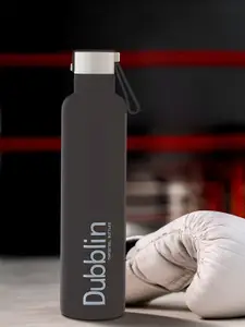Dubblin Black Double Wall Vacuum Stainless Steel Water Bottle 750 ml