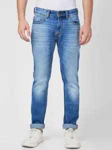 SPYKAR Men Mid-Rise Heavy Fade Clean Look Cotton Jeans