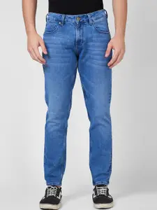 SPYKAR Men Slim Fit Mid-Rise Heavy Fade Cotton Jeans