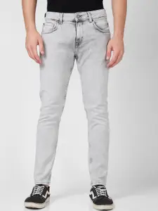 SPYKAR Men Clean Look Mid-Rise Slim Fit Cotton Jeans