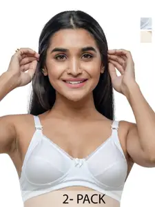 Lovable Pack od 2 Full Coverage Cotton Bra with All Day Comfort