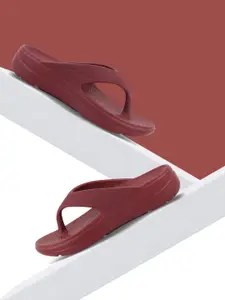NEOZ Women Textured Thong Flip-Flops