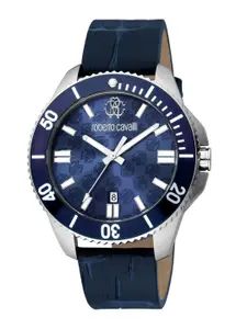 Roberto Cavalli Men Leather Straps Watch RC5G013L0025