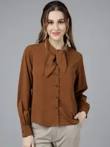 FITHUB Modern Mandarin Collar Cotton Formal Shirt