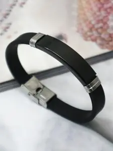 ZIVOM Rhodium-Plated Wraparound Bracelet