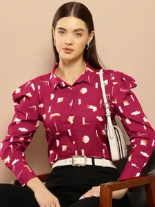 Chemistry Women Printed Casual Shirt