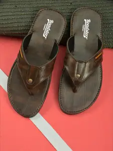 Roadster Men Textured Comfort Sandals