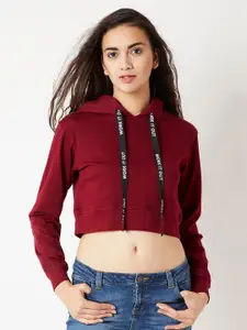 DressBerry Women Maroon Sweatshirt