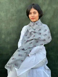 BUTA BUTI Madhubani Printed Cotton Scarf
