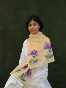 BUTA BUTI Floral Printed Cotton Scarf