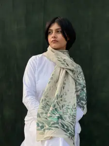 BUTA BUTI Women Floral Printed Cotton Scarf