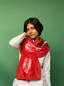 BUTA BUTI Bandhani Dyed Cotton Scarf