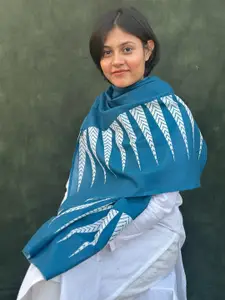 BUTA BUTI Geometric Printed Cotton Scarf