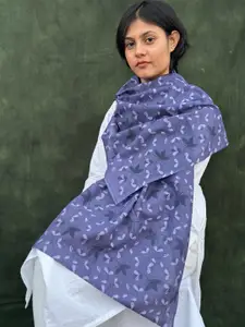 BUTA BUTI Floral Printed Cotton Scarf