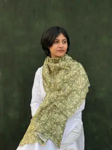 BUTA BUTI Ethnic Motifs Printed Cotton Madhubani Art Scarf