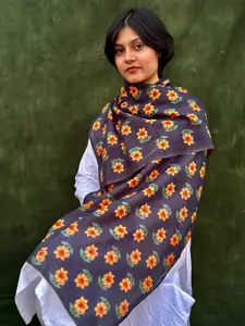 BUTA BUTI Floral Printed Cotton Scarve