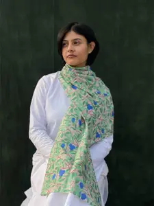 BUTA BUTI Floral Printed Cotton Scarf