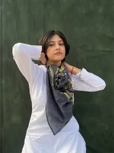 BUTA BUTI Women Abstract Printed Scarf