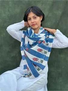 BUTA BUTI Floral Printed Cotton Scarf