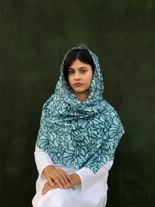 BUTA BUTI Floral Printed Cotton Scarf