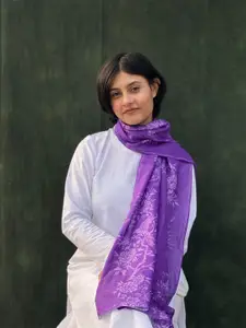 BUTA BUTI Floral printed Cotton Scarf