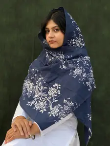 BUTA BUTI Abstract Printed Cotton Scarf