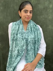 BUTA BUTI Floral Printed Cotton Scarf