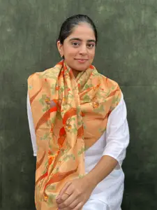 BUTA BUTI Floral Printed Cotton Scarf