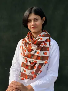 BUTA BUTI Floral Printed Cotton Scarf