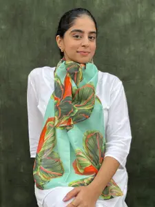 BUTA BUTI Floral Printed Cotton Scarf