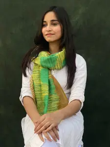 BUTA BUTI Abstract Printed Cotton Scarf