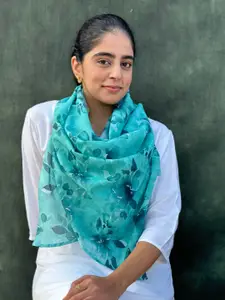BUTA BUTI Floral Printed Cotton Scarf