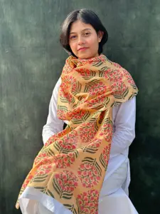BUTA BUTI Floral Printed Cotton Scarf