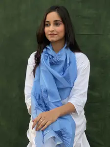 BUTA BUTI Graphic Printed Cotton Scarf