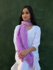 BUTA BUTI Floral Printed Cotton Scarf