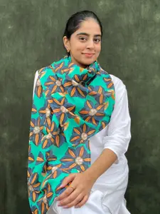 BUTA BUTI Floral Printed Cotton Scarf