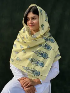 BUTA BUTI Floral Printed Cotton Scarf