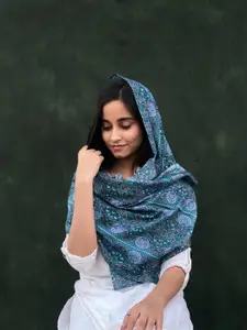 BUTA BUTI Floral Printed Cotton Scarf