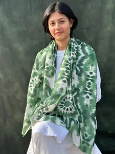 BUTA BUTI Floral Printed Cotton Scarf