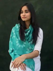 BUTA BUTI Women Floral Printed Cotton Scarf