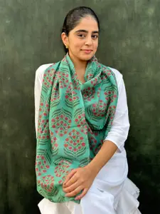 BUTA BUTI Ethnic Motifs Printed Cotton Scarf