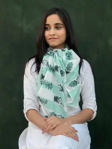 BUTA BUTI Women Floral Printed Cotton Scarf