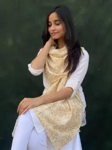 BUTA BUTI Floral Printed Cotton Scarve