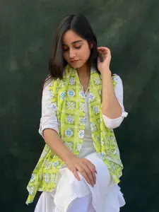 BUTA BUTI Ethnic Motifs Printed Cotton Scarf